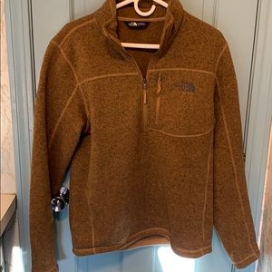 Tan fleece North Face